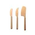 Set of 3 copper Cheese Knives - 1