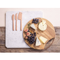 Set of 3 copper Cheese Knives - 2