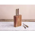 Blok na noże akacjowy Copper - 8