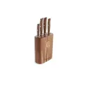 Blok na noże akacjowy Copper - 2