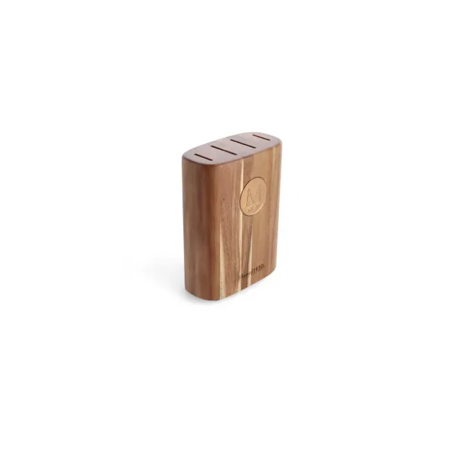Blok na noże akacjowy Copper