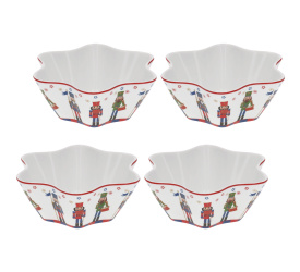 Komplet 4 miseczek The Christmas Band 13cm