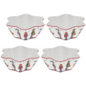 Komplet 4 miseczek The Christmas Band 13cm - 1