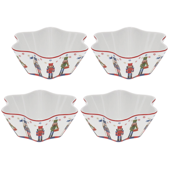 Komplet 4 miseczek The Christmas Band 13cm - 1