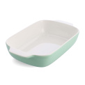 Ceramic Dish 40x25x8,8cm + Lid pistachio - 10