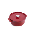 Garnek żeliwny 26cm 5,2l czerwony