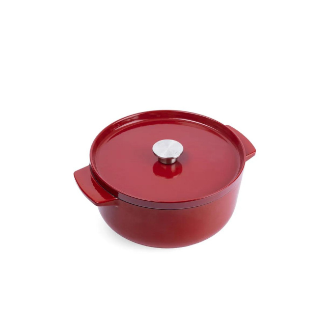 Garnek żeliwny Cast Iron 26cm 5,2l czerwony