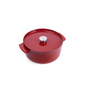 Cast Iron Pot 26cm 5,2l red