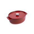 Oval Cast Iron Pot 30cm 5,6l empire red