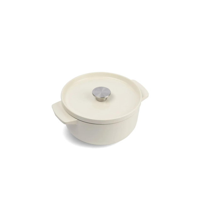 Garnek żeliwny Cast Iron 22cm 3,3l kremowy