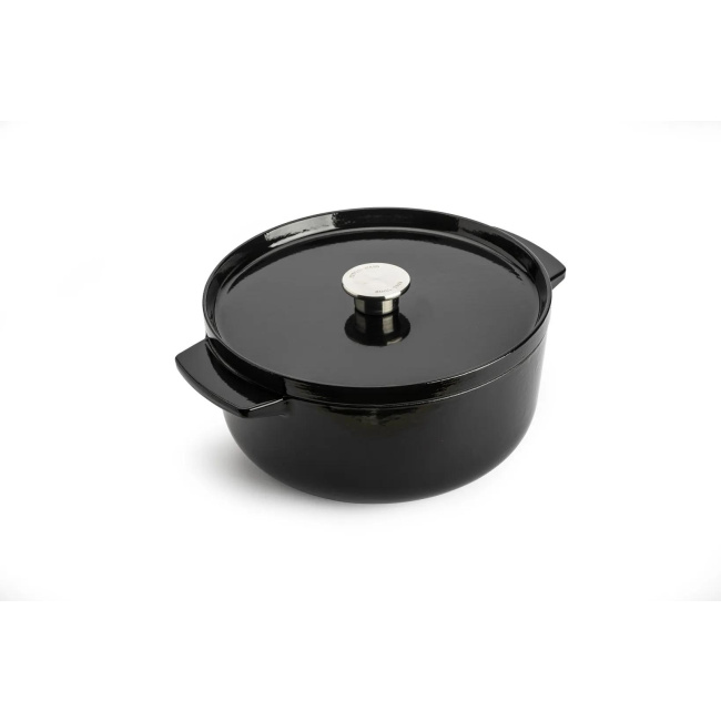 Cast Iron Pot 26cm 5,2l black