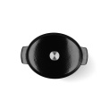 Oval Cast Iron Pot 30cm 5,6l black - 7