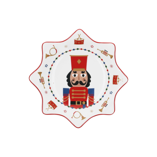 Talerz The Christmas Band 20cm w kształcie gwiazdy  - 1