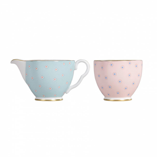 Polka Dot Mini Sugar and Creamer Set