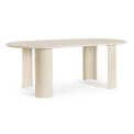 Stół do jadalni Orlando 200x100 owalny drewniany - 1