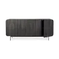 Orissa Dresser 180x82x42cm black wooden - 5