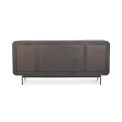 Orissa Dresser 180x82x42cm black wooden - 6