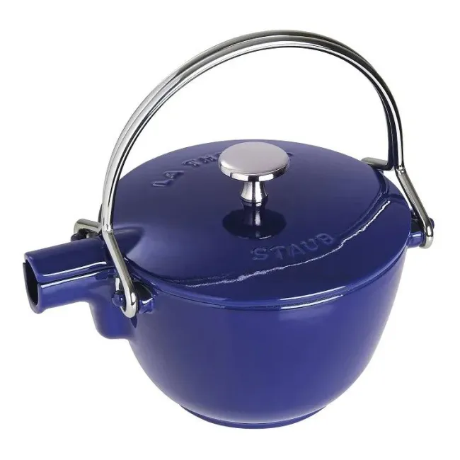 Czajnik żeliwny 1,15l niebieski (II gatunek) - 1