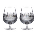 Set of 2 Lismore Diamond Connoisseur brandy glasses 510ml - 1