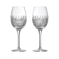 Set of 2 Lismore Diamond Essence glasses 600ml - 1