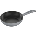 Cast iron pan 16cm iron grey (second grade) - 1