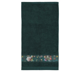 Ręcznik Fleur 60x110 ciemny zielony
