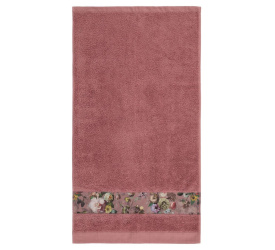 Ręcznik Fleur 60x110cm ciemny różowy