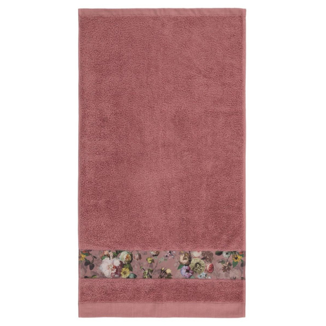 Ręcznik Fleur 70x140cm ciemny różowy