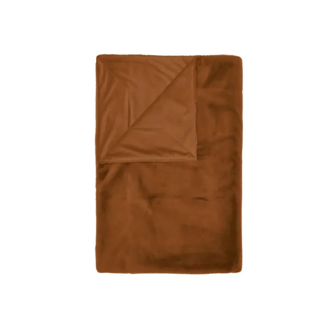 Pled Furry 150x200cm leather brown