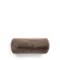 Roll Pillow Furry 22x50cm taupe