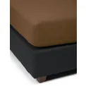 Sheet 160x220cm Organic Jersey Cafe Noir - 3
