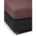 Prześcieradło Organic Jersey 200x220cm marsala - 4