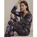 Pajama Top Reva Leila size M long sleeve green-purple - 6