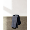 Set of 2 towels Kinno 50x70cm navy blue - 3