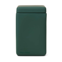 Pojemnik łazienkowy Edge 10,5x17cm ciemny zielony - 1