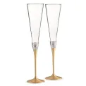 Komplet 2 kieliszków Vera Wang Giftware gold - 1