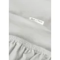 Prześcieradło 200-220cm organic jersey jasny szary