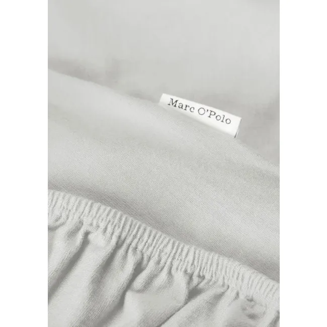 Prześcieradło 200-220cm organic jersey jasny szary