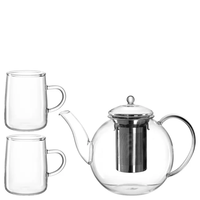 Komplet do herbaty Te per Te dzbanek 1,2l + 2 Kubki 300ml