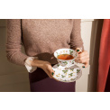 Wild Strawberry Tea Cup with Saucer - 4