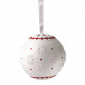 Red Christmas Bauble 12cm - 1