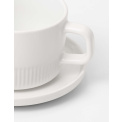 Coffee Cup with Saucer Moments 200ml White - 6