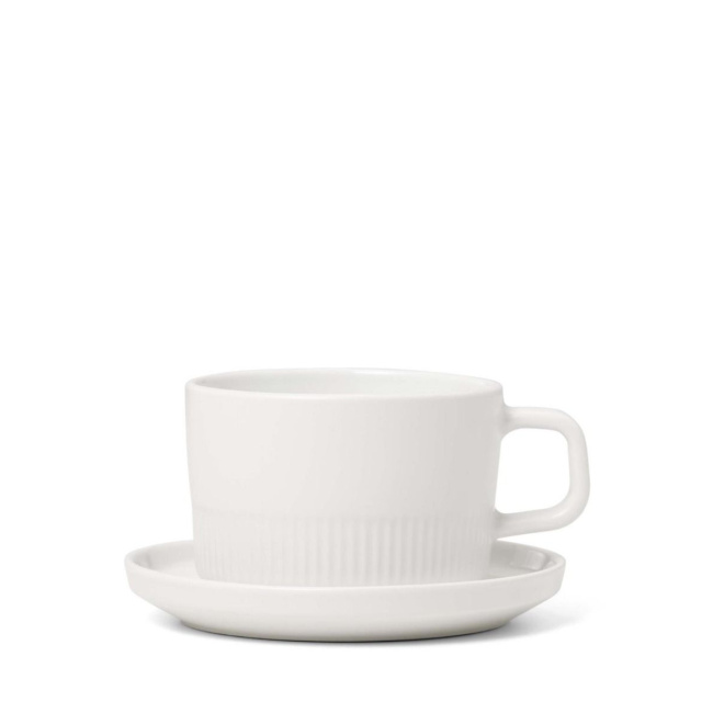 Coffee Cup with Saucer Moments 200ml White - 1