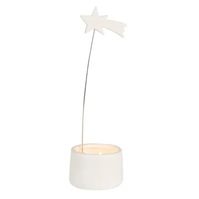 Falling Star Candlestick 6x19.5cm