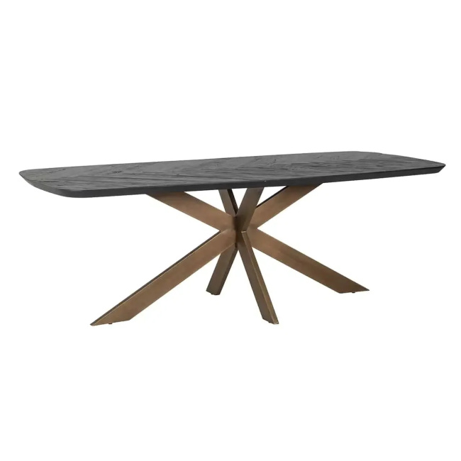 Stół jadalniany Hayley 230x100x76cm ciemny brązowy