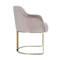 RI.S4492 KRZESŁO 81x60x60cm HADLEY GOLD VELVET KHAKI FR-QUARTZ 903 - 5