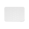 Silicone Sink Side Dish drying mat light gray