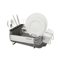 Dish rack 40.8x32x15cm compact grey - 3