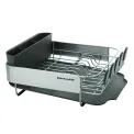 Dish rack 40.8x32x15cm compact grey - 2
