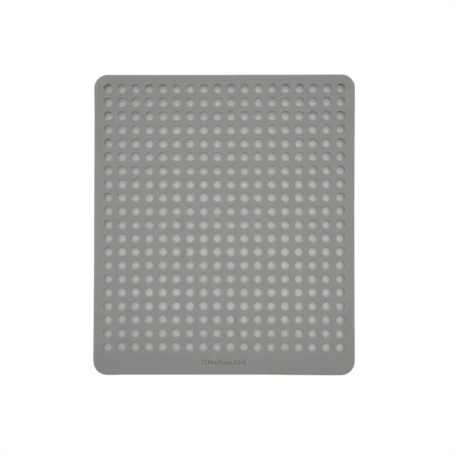 Sink mat 29.5x34cm silicone grey